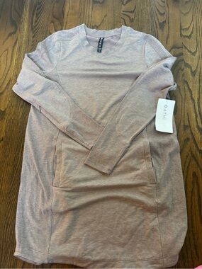 athleta carefree long sleeve dress Athleta Carefree Long Sleeve Dress New NWT Size S Small